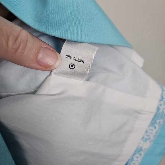 Lilly Pulitzer Betsy Strapless Strech In Tiffamy Blue Dress Size 2 - Picture 8 of 8